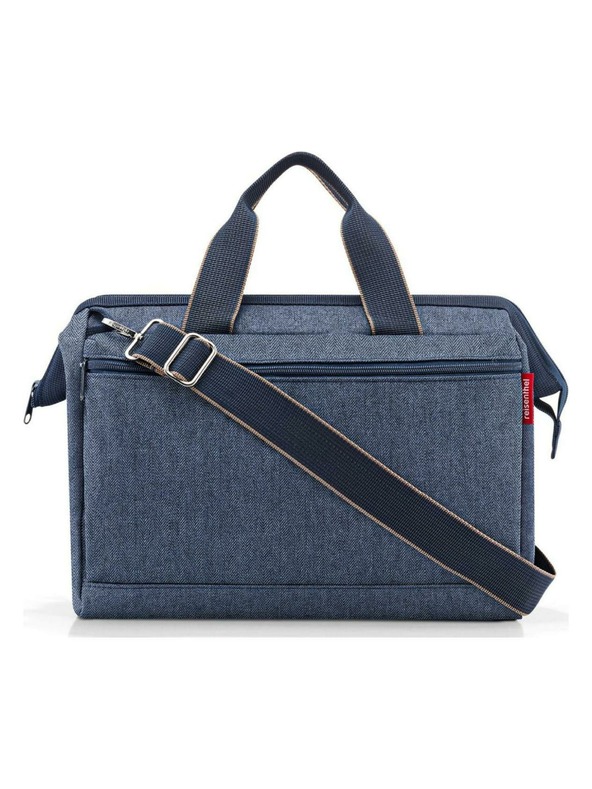 Reisenthel Tmavě modrá cestovní taška Reisenthel Allrounder S Pocket Herringbone Dark Blue