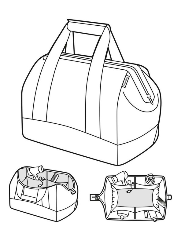 Reisenthel Allrounder M Twist Sky Rose Taška