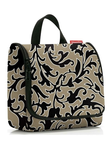 Reisenthel Khaki dámská vzorovaná kosmetická taška Reisenthel Toiletbag Baroque Marble