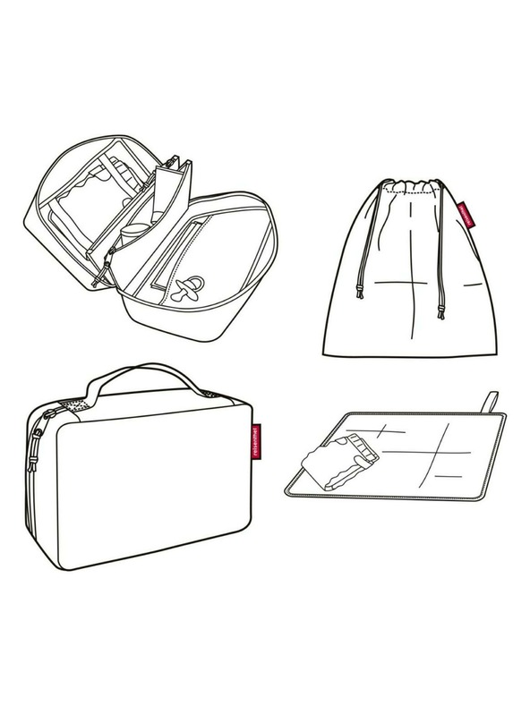 Reisenthel Šedá přebalovací taška Reisenthel Babycase