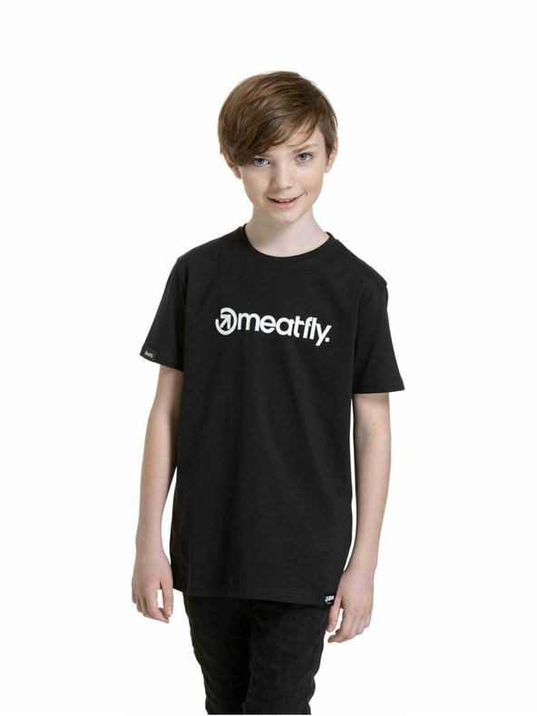 Meatfly Meatfly dětské tričko Bart Black | Černá | Velikost 146 | 100% bavlna