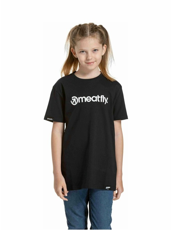 Meatfly Meatfly dětské tričko Bart Black | Černá | Velikost 146 | 100% bavlna
