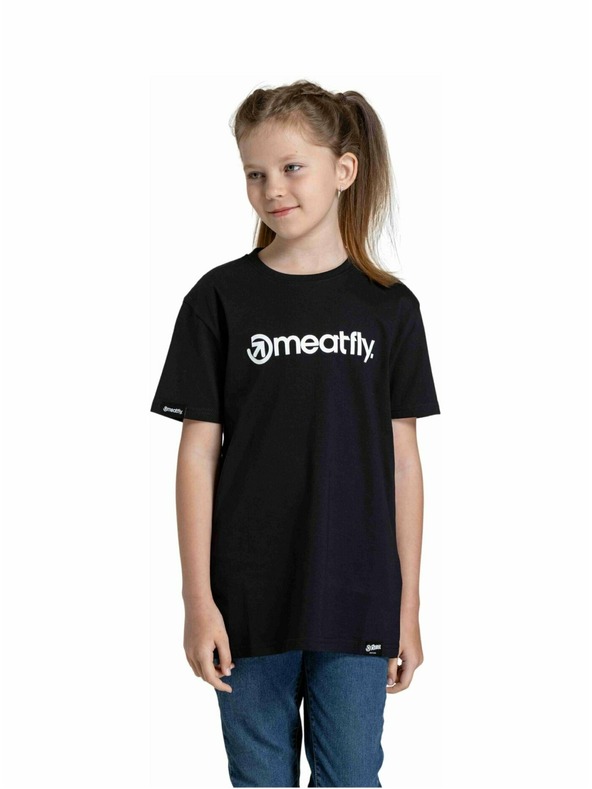 Meatfly Meatfly dětské tričko Bart Black | Černá | Velikost 146 | 100% bavlna