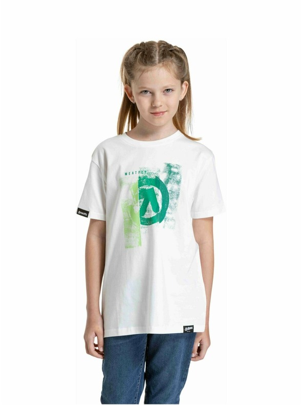 Meatfly Meatfly dětské tričko Artee White | Bílá | Velikost