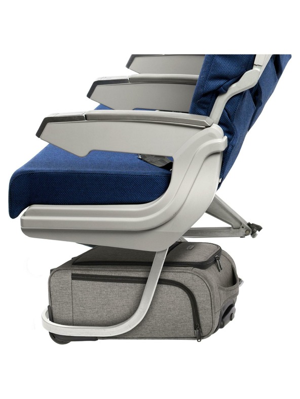 Travelite Cestovní kufr Travelite Cabin 2w Underseater Grey Melange
