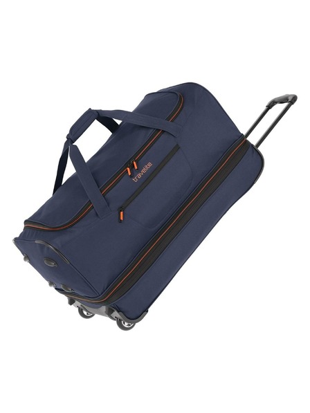 Travelite Cestovní taška Travelite Basics Wheeled duffle L Navy/orange