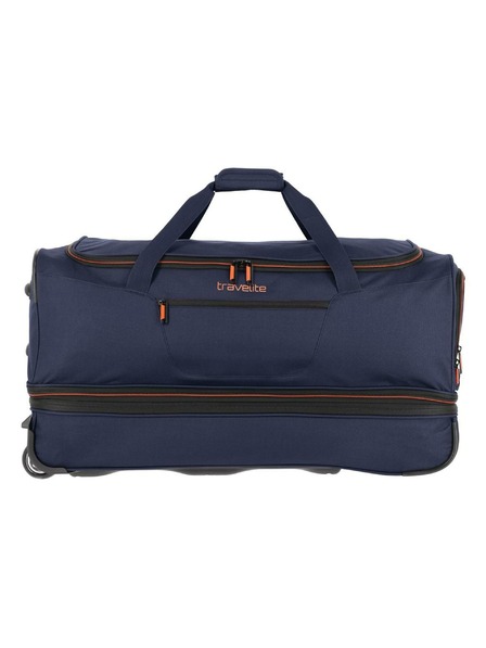 Travelite Cestovní taška Travelite Basics Wheeled duffle L Navy/orange
