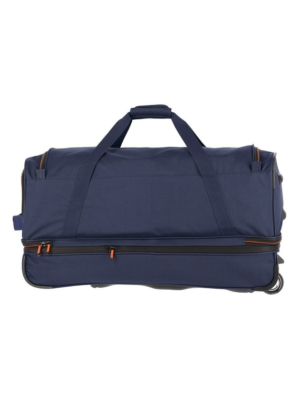 Travelite Cestovní taška Travelite Basics Wheeled duffle L Navy/orange