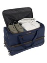 Travelite Cestovní taška Travelite Basics Wheeled duffle L Navy/orange