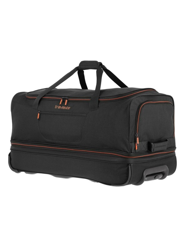 Travelite Cestovní taška Travelite Basics Wheeled duffle L - černo-modrá