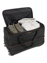 Travelite Cestovní taška Travelite Basics Wheeled duffle L - černo-modrá