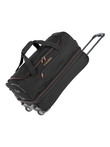 Travelite Cestovní taška Travelite Basics Wheeled duffle S Black/blue