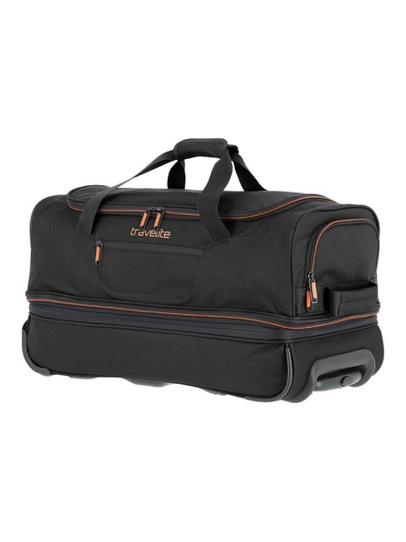 Travelite Cestovní taška Travelite Basics Wheeled duffle S Black/blue