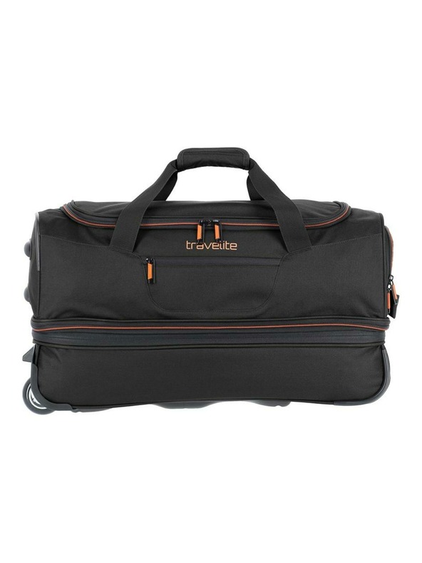 Travelite Cestovní taška Travelite Basics Wheeled duffle S Black/blue