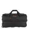 Travelite Cestovní taška Travelite Basics Wheeled duffle S Black/blue