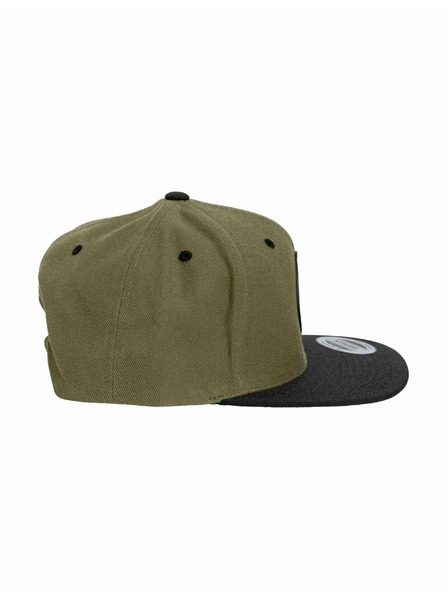 Meatfly Meatfly kšiltovka Flanker Snapback Red Mountain/Olive/Black