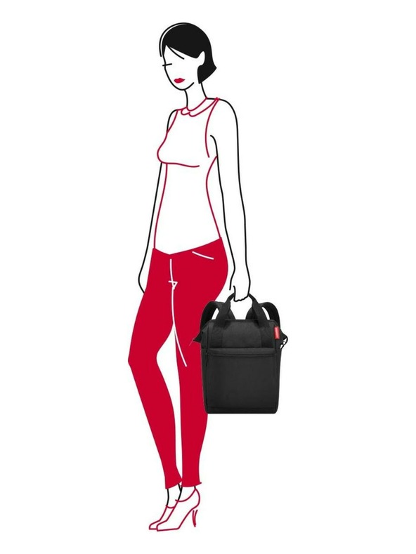 Reisenthel Černý batoh a taška 2v1 Reisenthel Allrounder R Black