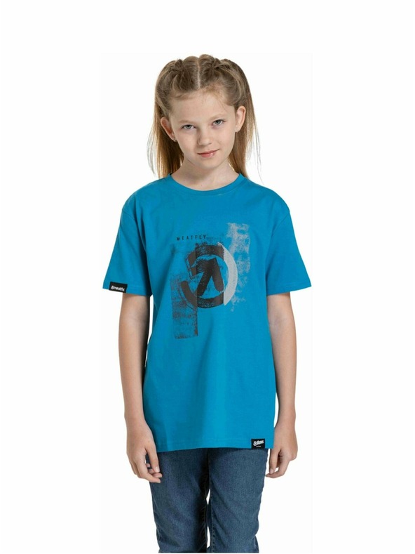 Meatfly Meatfly dětské tričko Artee Funky Blue | Modrá | Velikost 158 | 100% bavlna