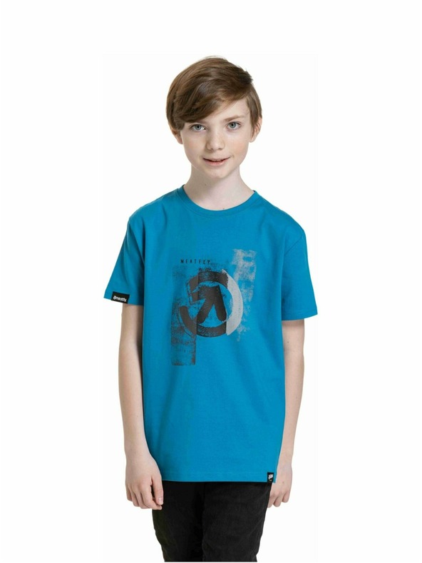Meatfly Meatfly dětské tričko Artee Funky Blue | Modrá | Velikost 158 | 100% bavlna
