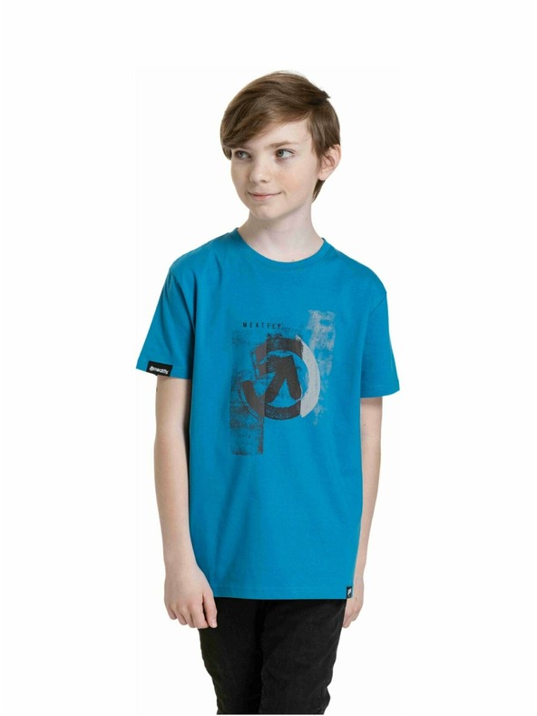 Meatfly Meatfly dětské tričko Artee Funky Blue | Modrá | Velikost 158 | 100% bavlna