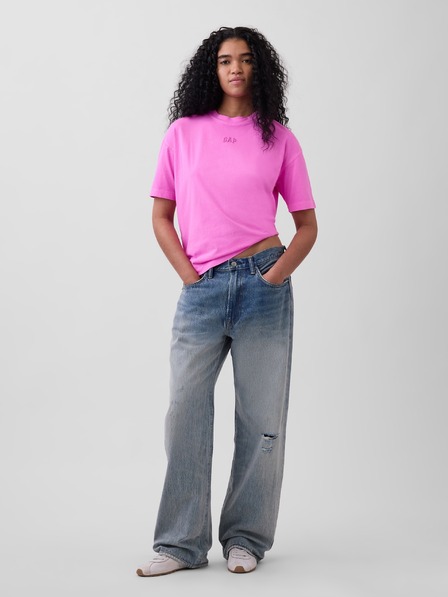 GAP Oversize tričko s logem VintageSoft GAP