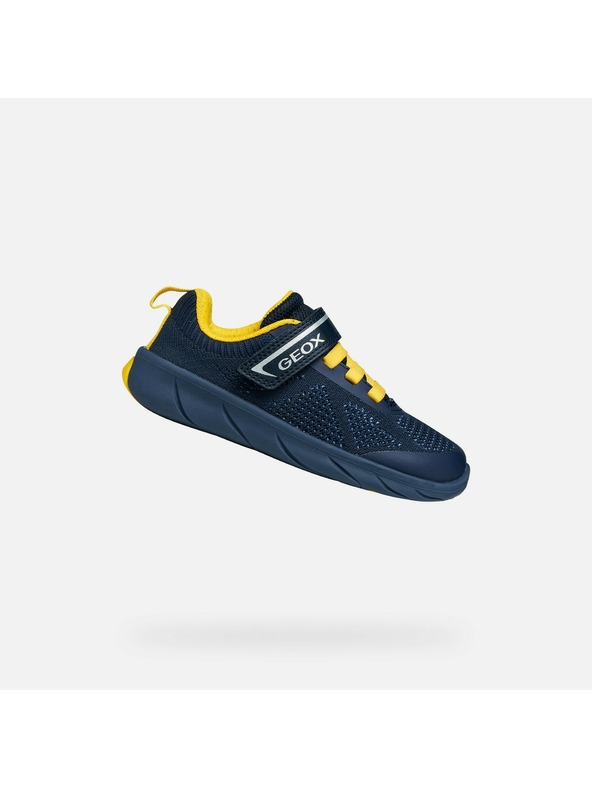 Geox Tmavě modré chlapecké barefoot tenisky Geox Foot-run