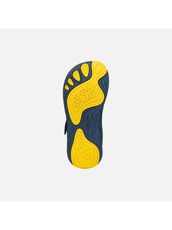 Geox Tmavě modré chlapecké barefoot tenisky Geox Foot-run