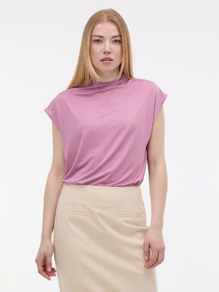 Orsay Světle fialové dámské tričko s krátkým rukávem ORSAY