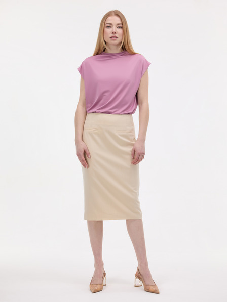 Orsay Světle fialové dámské tričko s krátkým rukávem ORSAY