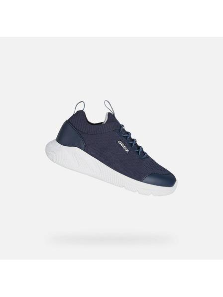 Geox Tmavě modré chlapecké tenisky Geox Sprintye