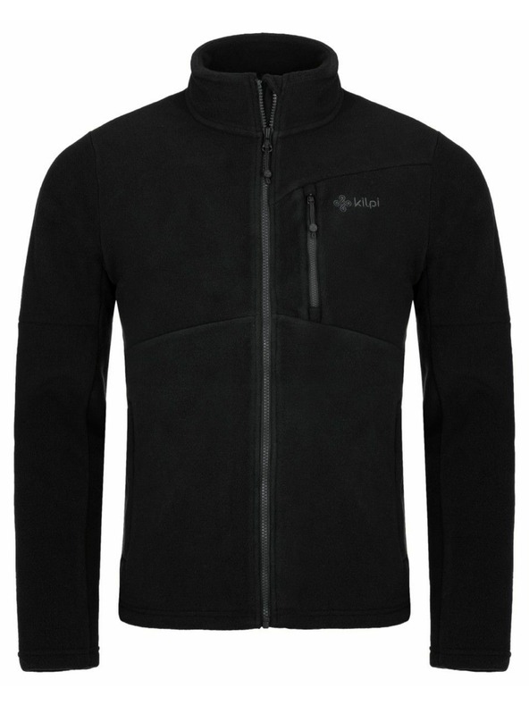 Kilpi Černá pánská fleecová mikina Kilpi Glander-M
