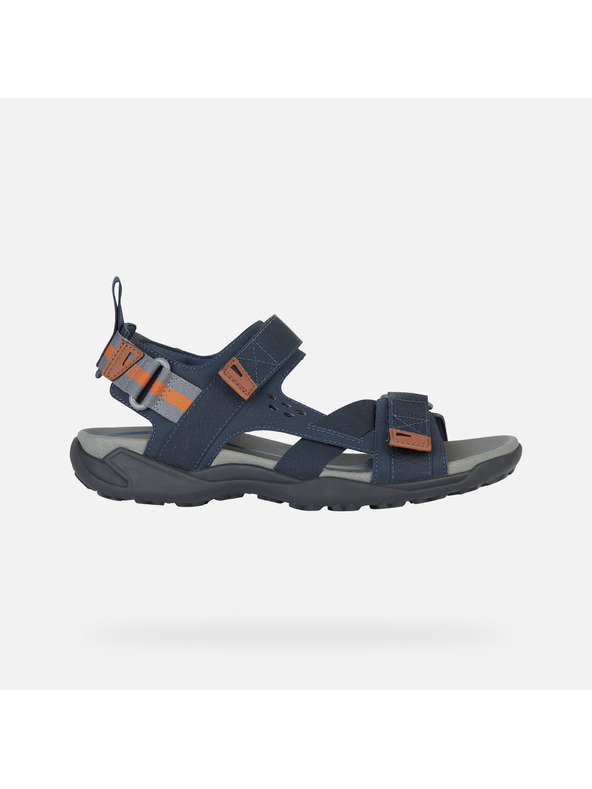 Geox Tmavě modré pánské sandály Geox Terreno + Grip