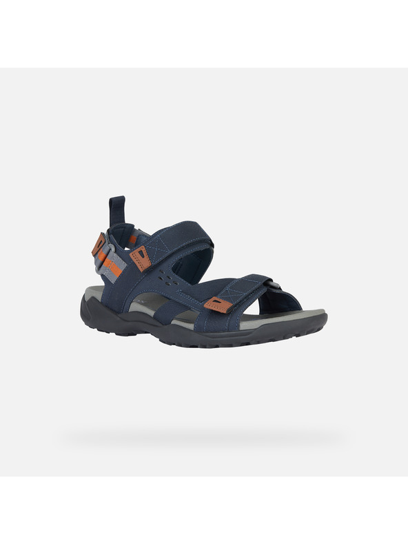 Geox Tmavě modré pánské sandály Geox Terreno + Grip