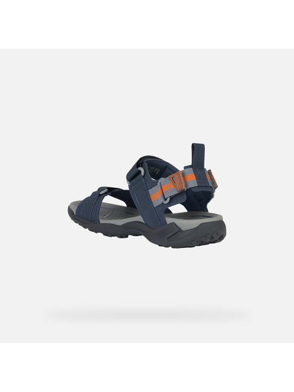 Geox Tmavě modré pánské sandály Geox Terreno + Grip