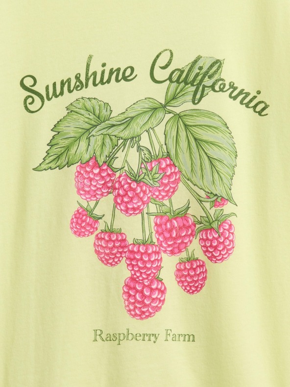 GAP Dětské tričko s potiskem Gap