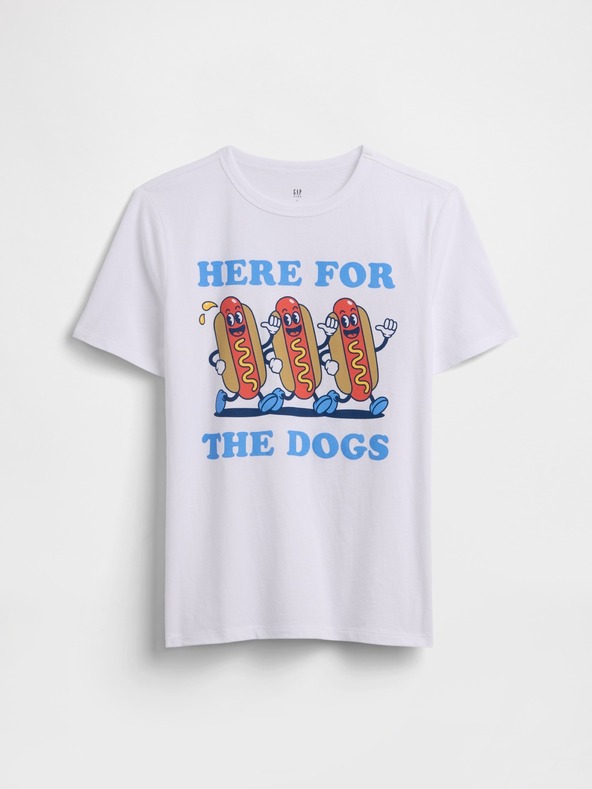 GAP Dětské tričko s potiskem Gap