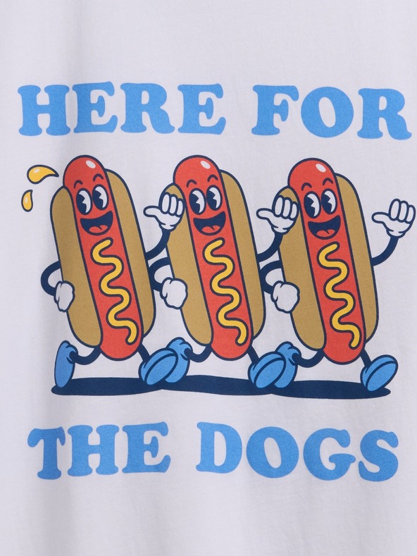 GAP Dětské tričko s potiskem Gap