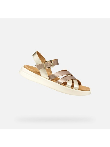 Geox Béžové dámské sandály Geox Xand 2S