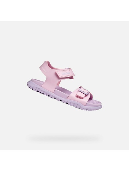 Geox Růžové dívčí sandály Geox Sandal Fusbetto