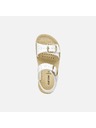 Geox Bílé dívčí sandály Geox Sandal Costarei