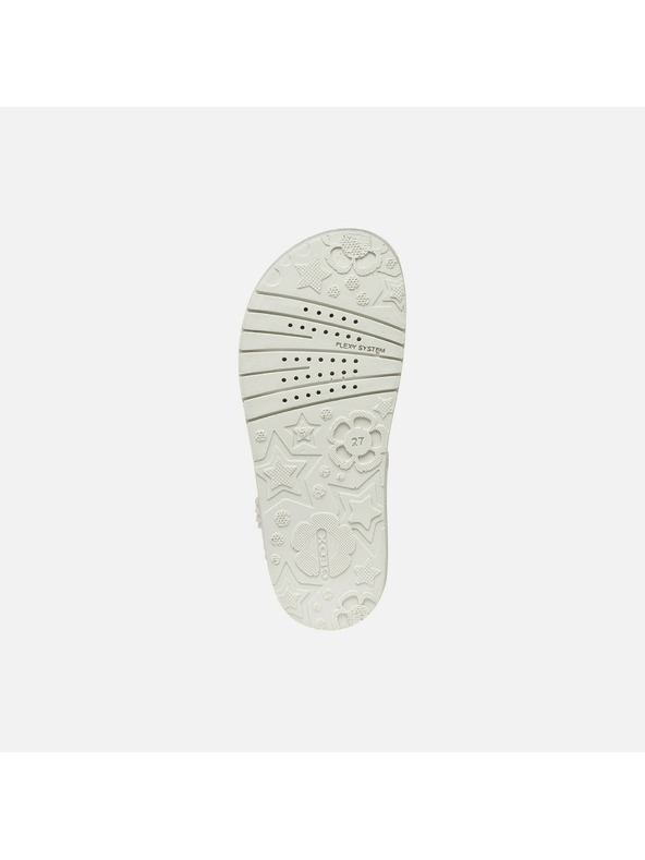 Geox Bílé dívčí sandály Geox Sandal Costarei