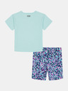 Under Armour Dívčí set Under Armour UA PRINTED BIKE SHORT SET