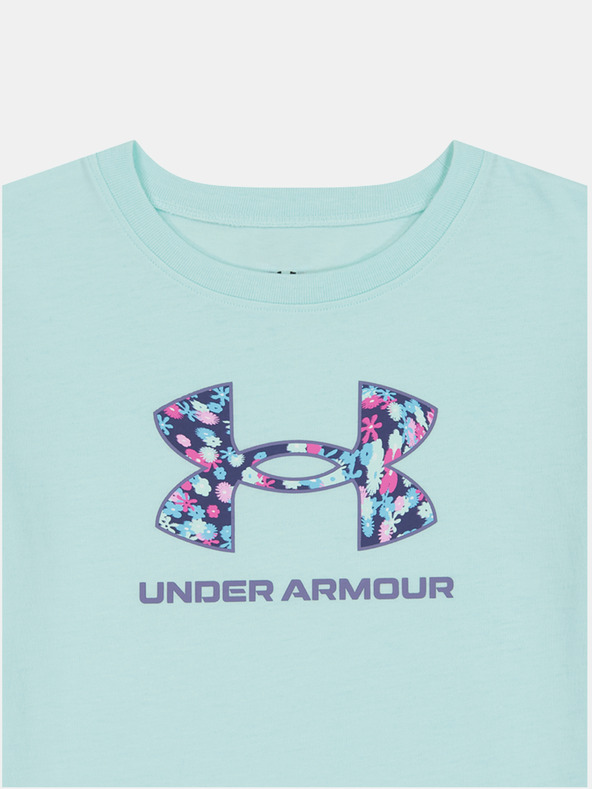 Under Armour Dívčí set Under Armour UA PRINTED BIKE SHORT SET