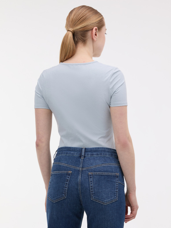 Orsay Světle modré dámské tričko s krátkým rukávem ORSAY