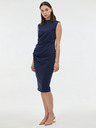 Orsay Tmavě modré dámské midi šaty ORSAY