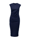 Orsay Tmavě modré dámské midi šaty ORSAY