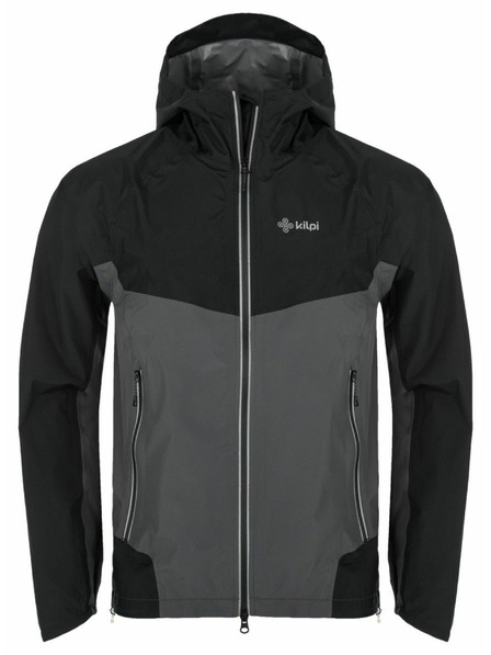 Kilpi Černo-šedá pánská sportovní bunda Kilpi Hurricane-M