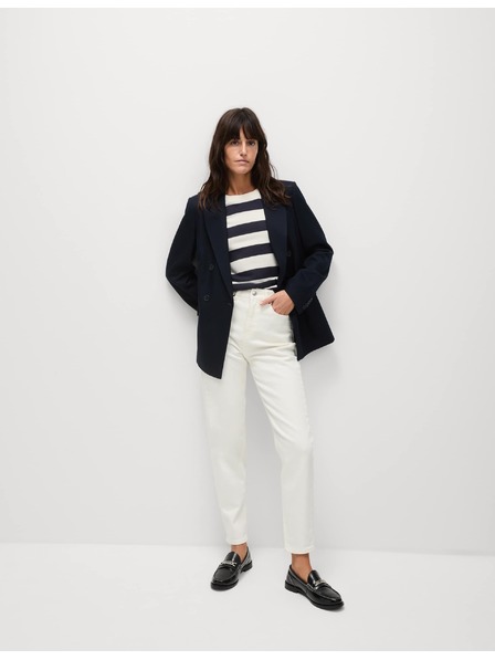 Marks & Spencer Džíny střihu Mom s vysokým pasem Marks & Spencer smetanová