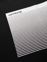Ombre Clothing Pánské bavlněné tričko s grafickým potiskem - černé V2 OM-TSPT-0246 Ombre Clothing