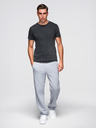 Ombre Clothing Pánské tričko s pracím efektem - černé V1 OM-TSWT-0116 Ombre Clothing